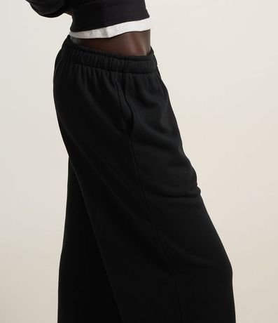 Pantalón Recto en Algodón con Lazo Interno en la Cintura 3