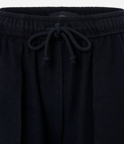 Pantalón Recto en Algodón con Lazo Interno en la Cintura 6