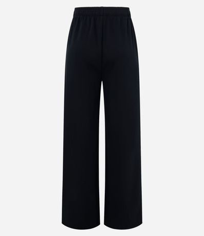 Pantalón Recto en Algodón con Lazo Interno en la Cintura 7