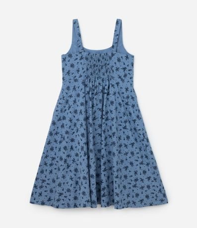 Vestido Midi en Sarga con Estampa Floral Curve & Plus Size 6