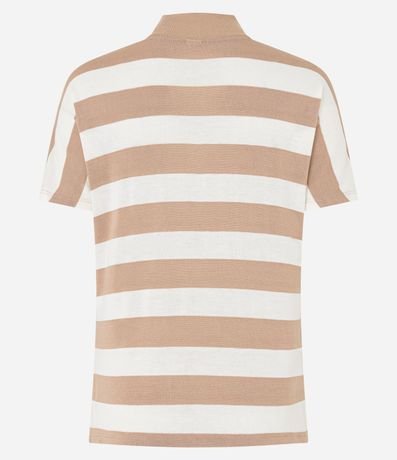 Blusa en Rib sin Sisa y Cuello Alto 8