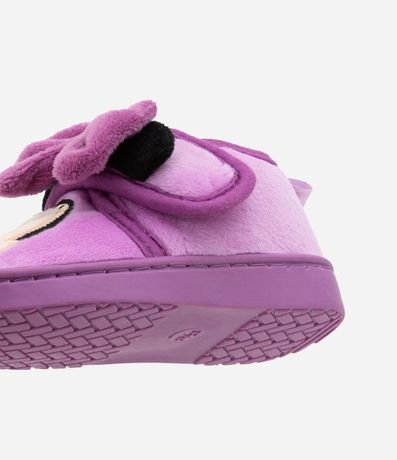 Pantufla Cerrada Infantil con Bordado de Minnie - Talle 19 a 28 3