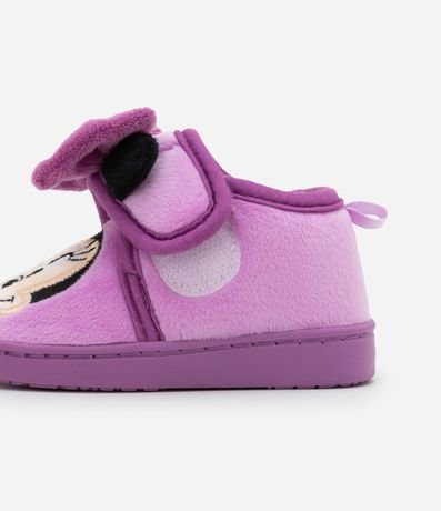 Pantufla Cerrada Infantil con Bordado de Minnie - Talle 19 a 28 4