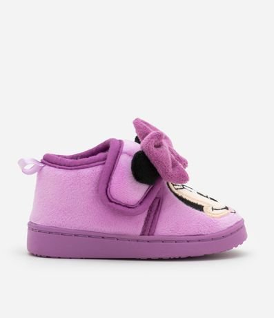 Pantufla Cerrada Infantil con Bordado de Minnie - Talle 19 a 28 6