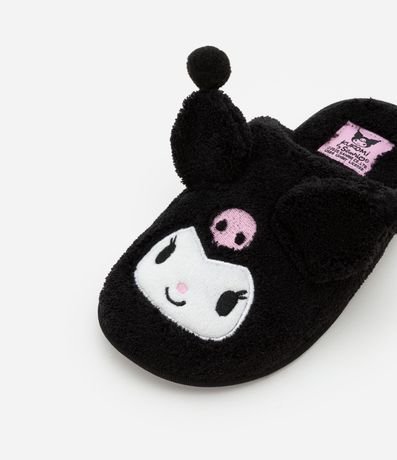Pantufla Ojota Infantil con Bordado Kuromi - Talle 29 a 36 3