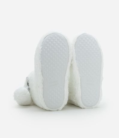 Pantufla Bota Infantil con Pompones y Estrellas - Talle 29 a 36 4