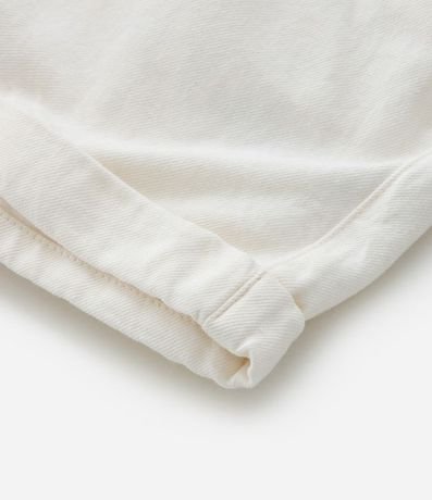 Short Clochard Infantil en Sarga con Bajo Plegado - Talle 5 a 14 años 3