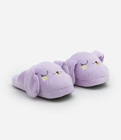 Pantufla Ojota Infantil con Bordado Animalito - Talle 29 a 36