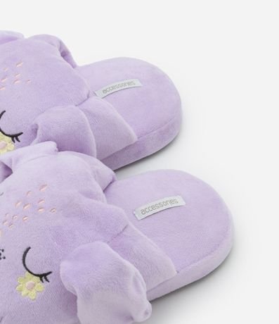 Pantufla Ojota Infantil con Bordado Animalito - Talle 29 a 36 2