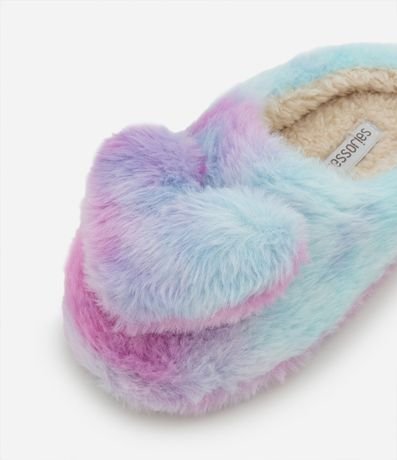 Pantufla Ojota Infantil con Bordado Corazón - Talle 29 a 36 3