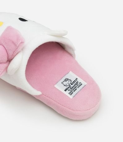 Pantufla Ojota Infantil con Bordado Hello Kitty - Talle 29 a 36 2