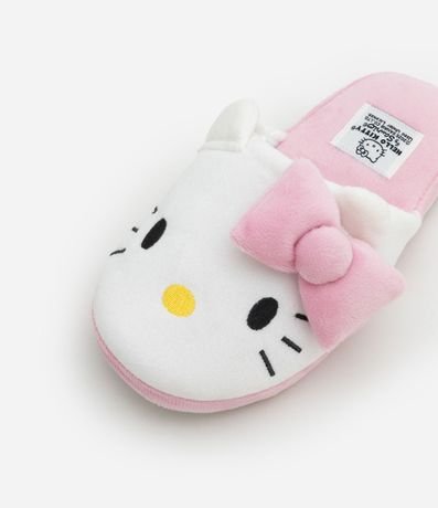 Pantufla Ojota Infantil con Bordado Hello Kitty - Talle 29 a 36 3