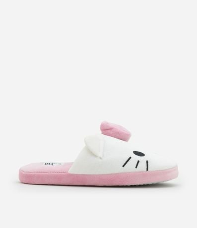Pantufla Ojota Infantil con Bordado Hello Kitty - Talle 29 a 36 4
