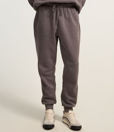 Pantalón Jogger en Algodón con Forro Fleece 2