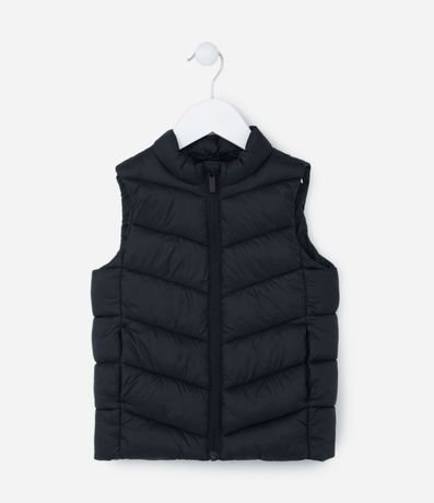 Chaleco Puffer Infantil Básico en Microfibra - Talle 1 a 4  Anos