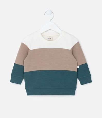 Buzo Infantil en Modal con Recortes - Talle 0 a 18 meses