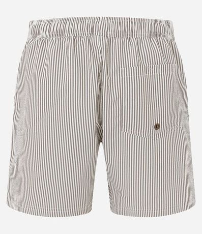 Bermuda de Baño Rayada en Microfibra con Textura Ana Ruga 6