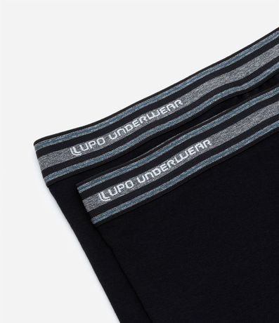 Kit 02 Calzoncillos Boxer en Algodón con Cintura Elástica Lupo 4