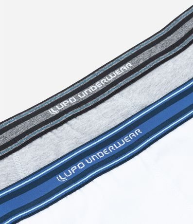 Kit 02 Calzoncillos Boxer en Algodón con Cintura Elástica Lupo 4