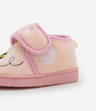 Pantufla Cerrada en Fleece con Bordado Abeja - Talle 19 a 28 3
