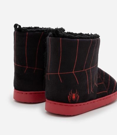 Pantufla Bota Infantil con Bordado Hombre- Araña - Talle 23 a 32 2