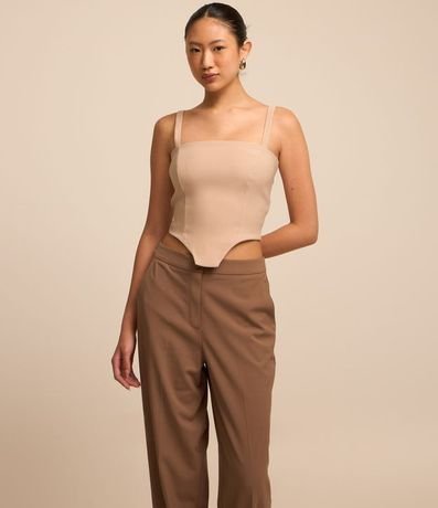 Pantalón Recto Sastrería con Bolsillos 2