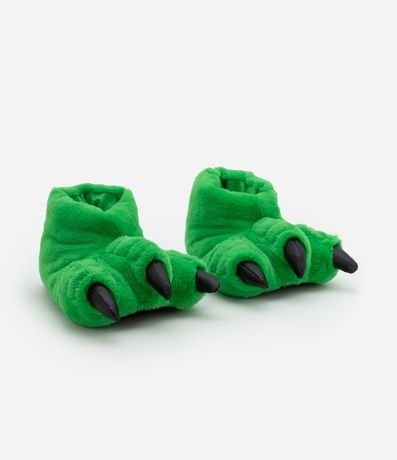 Pantufla Cerrada Infantil Pata de Dino - Talle 29 al 36