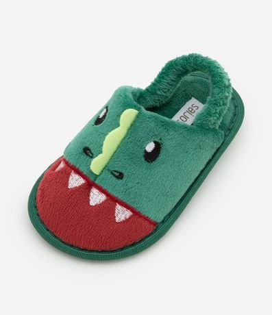 Pantufla Ojota Infantil con Bordado Dino -Talle 19 a 28 3