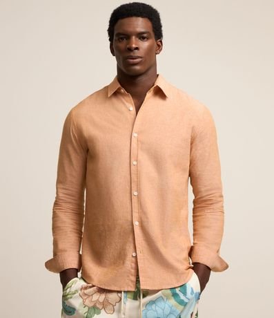 Camisa Comfort Básica en Lino 2