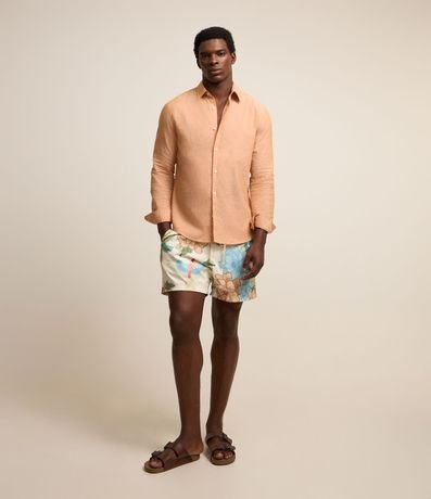 Camisa Comfort Básica en Lino 3