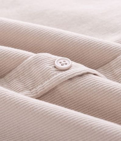 Camisa en Terciopelo con Bolsillos Delanteros 7