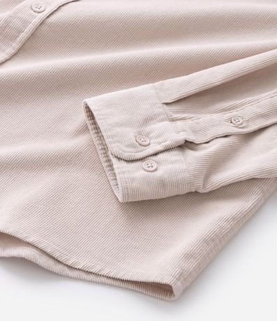 Camisa en Terciopelo con Bolsillos Delanteros 8