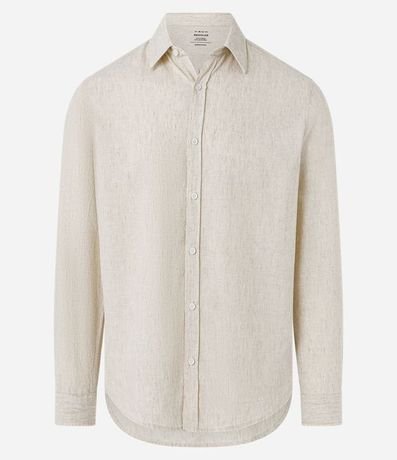 Camisa Manga Larga en Lino