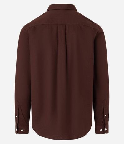 Camisa Comfort Básica en Lino Manga Larga 2