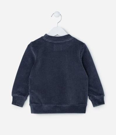 Buzo Infantil en Terciopelo Canelado - Talle 1 a 5 años 2