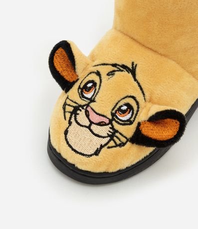 Pantufla Bota Infantil con Bordado Simba - Tam  19 a 28 7