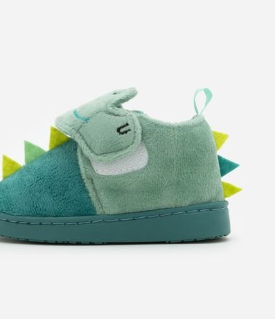 Pantufla Cerrada Infantil con Bordado de Dino - Talle 19 a 28 3