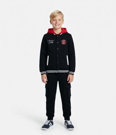 Pantalón Infantil con Bolsillo Cargo y Estampa Spider-Man - Talle 4 a 10 años 1