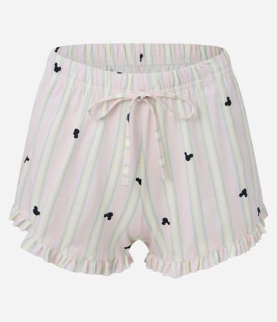Pijama Short Doll en Algodón con Estampa Mickey 6