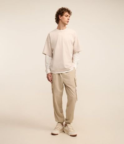 Pantalón Jogger en Poliamida con 04 Bolsillos Laterales