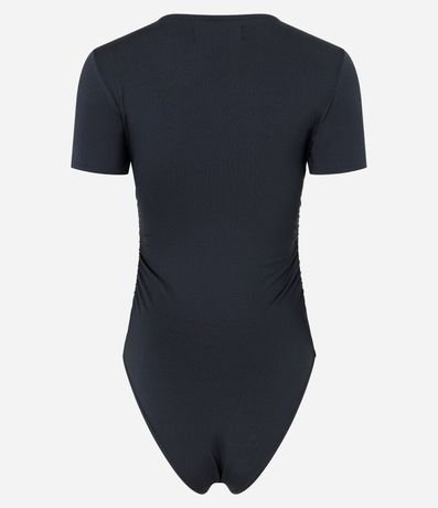 Body con Drapeado Lateral y Manga Corta 7