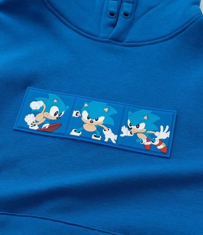 Saco Infantil con Capucha y Estampa de Sonic - Talle 4 a 12 años 6