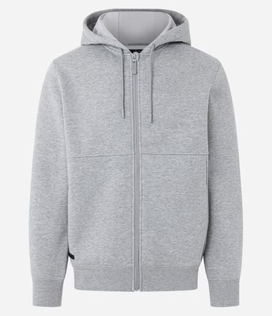 Saco Básico Deportivo en Algodón con Capucha y Cierre Delantero 9