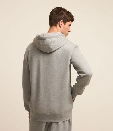 Saco Básico Deportivo en Algodón con Capucha y Cierre Delantero 3