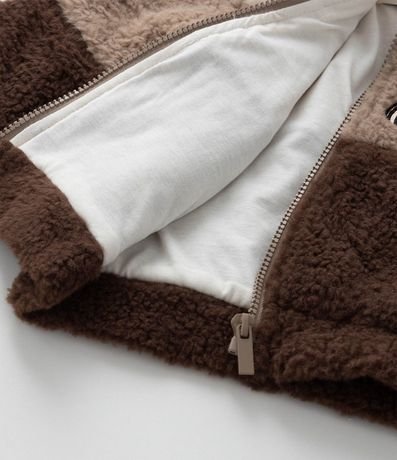 Saco Infantil en Sherpa con Bordado Simba - Talle 1 a 6 años 4