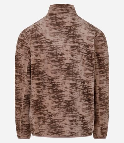 Saco Deportivo en Fleece con Estampa Manchada 9