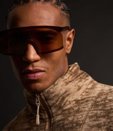 Saco Deportivo en Fleece con Estampa Manchada 6