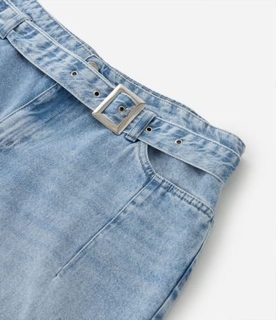 Bermuda Jorts en Jeans con Cinturón Curve & Plus Size 7