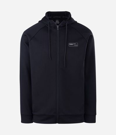 Saco en Fleece con Estampa en el Pecho y Capucha 9