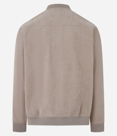 Campera Bomber en Terciopelo con Botones Forrados 7